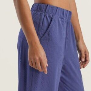 Title Nine Slaycation Wide Leg Cropped Pants - size XL, Rust color